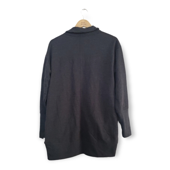 Eddie Bauer Camp Fleece Wrap Cardigan - Picture 6 of 12